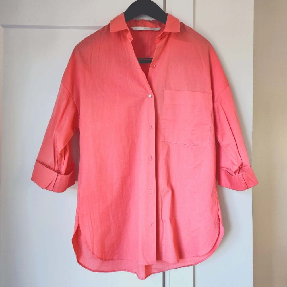 Zara oversized shirt XS